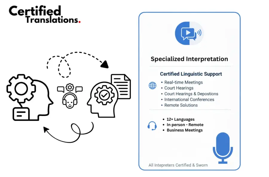 Specialized interpretation services overview.